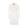 Abito corto polo con plastron Abito corto polo con plastron