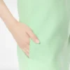 Abito da cocktail asimmetrico senza spalline in doppio georgette di seta elasticizzata