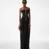 Abito da sera con coulisse e dettagli cut-out Abito da sera con coulisse e dettagli cut-out