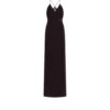Abito da sera con scollo a V e cut-out