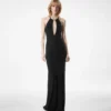 Abito da sera con scollo all’americana e cut-out Abito da sera con scollo all’americana e cut-out