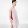 Abito da sera in doppio georgette di seta elasticizzato Abito da sera in doppio georgette di seta elasticizzato