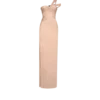 Abito da sera monospalla con drappeggio sul davanti Abito da sera monospalla con drappeggio sul davanti