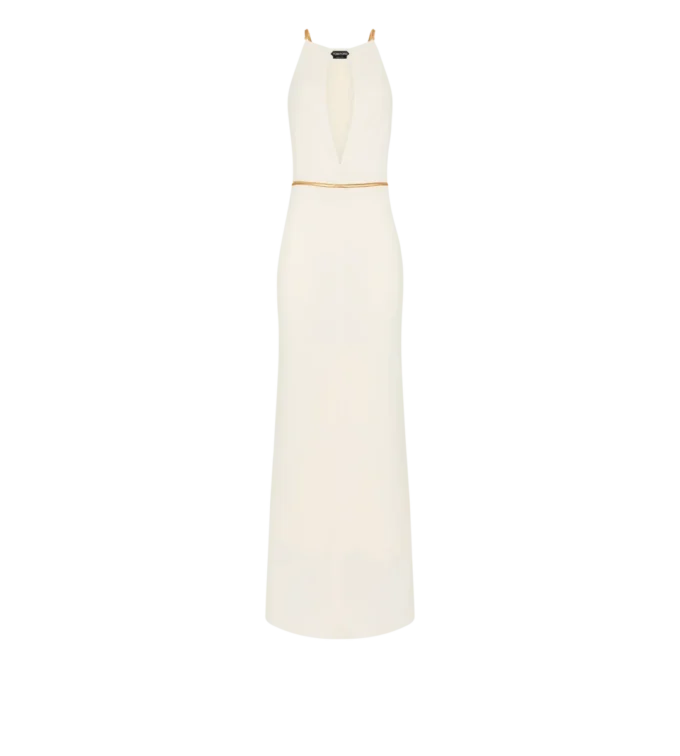 Abito da sera senza maniche con cut-out Abito da sera senza maniche con cut-out