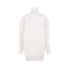 Abito scultoreo oversize con collo alto in misto merino Abito scultoreo oversize con collo alto in misto merino