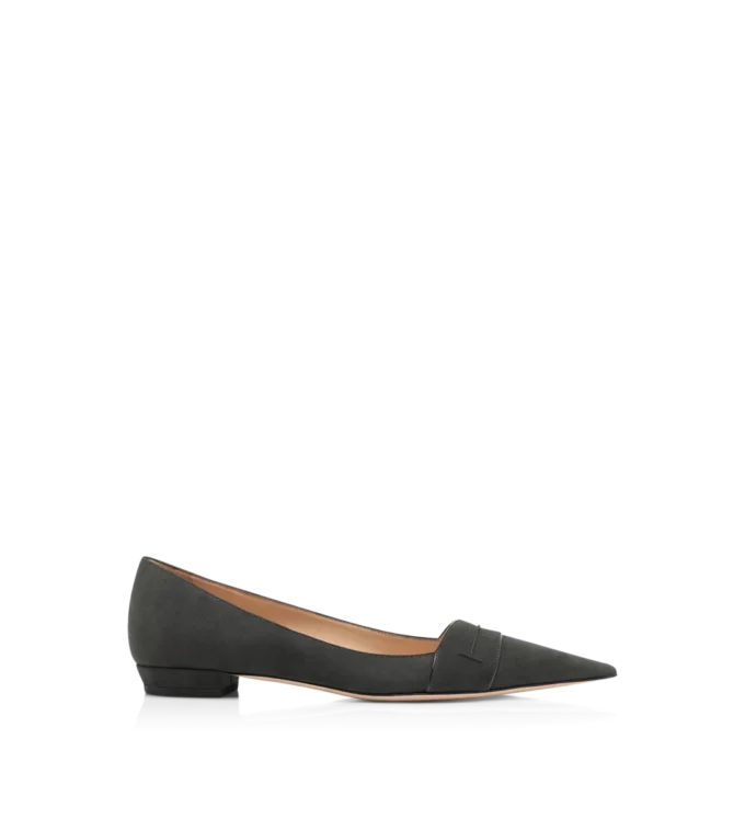 Ballerine Eva in pelle scamosciata