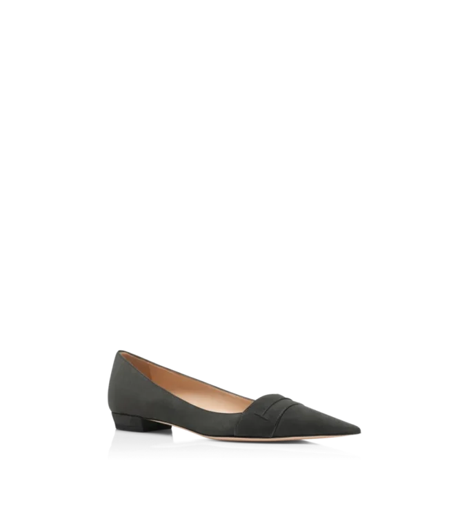 Ballerine Eva in pelle scamosciata