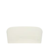 Bandeau senza spalline con logo Tf ricamato tono su tono