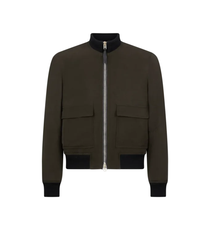 Blouson da pilota in gabardine ultraleggero