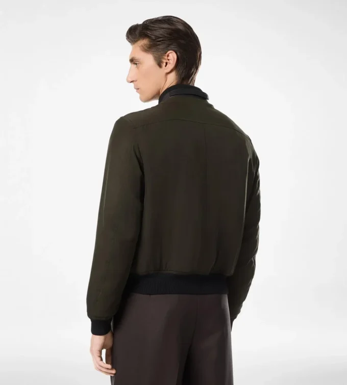 Blouson da pilota in gabardine ultraleggero