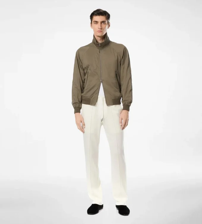 Blouson foderato in cashmere