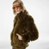 Blouson in shearling con dettagli in pelle Blouson in shearling con dettagli in pelle