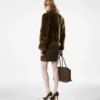 Blouson in shearling con dettagli in pelle Blouson in shearling con dettagli in pelle