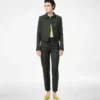 Blouson in twill di cotone viscosa con bordino Blouson in twill di cotone viscosa con bordino