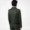 Blouson in twill di cotone viscosa con bordino Blouson in twill di cotone viscosa con bordino