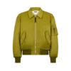 Bomber da volo in nylon satinato