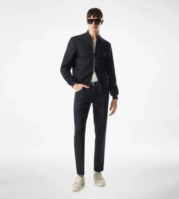 Bomber in feltro leggero