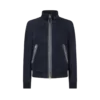 Bomber in pelle scamosciata leggera