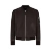 Bomber in pelle scamosciata leggera