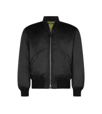 Bomber in raso di seta