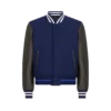 Bomber Varsity con maniche in pelle
