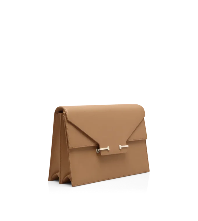 Borsa a tracolla Aube in morbida pelle fiore Borsa a tracolla Aube in morbida pelle fiore
