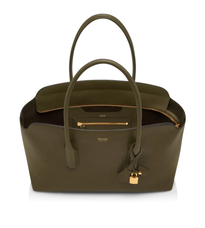 Borsa a tracolla grande Alexander in pelle naturale