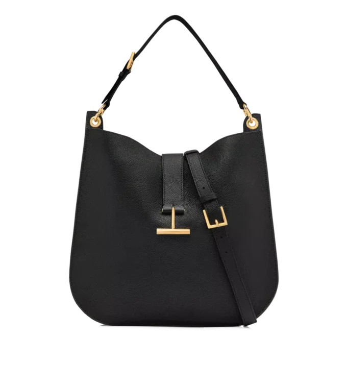 Borsa a tracolla grande Tara in pelle martellata Borsa a tracolla grande Tara in pelle martellata
