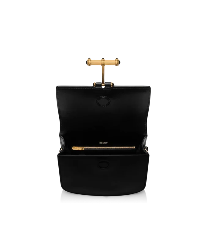 Borsa a tracolla mini Tara in pelle effetto palmellato