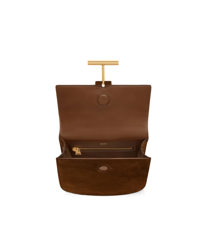 Borsa a tracolla mini Tara in pelle scamosciata e pelle Borsa a tracolla mini Tara in pelle scamosciata e pelle