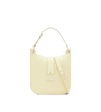 Borsa a tracolla piccola Tara in pelle fiore
