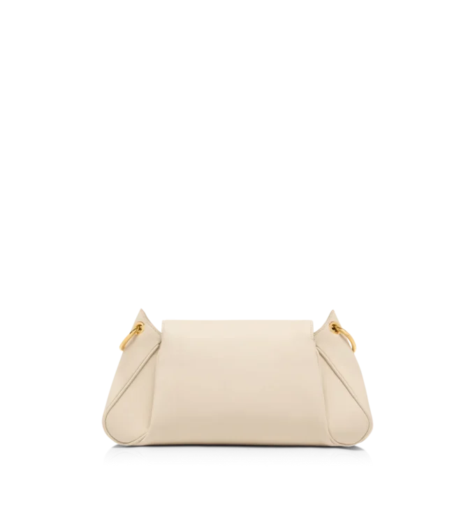 Borsa a tracolla Tara in pelle naturale martellata