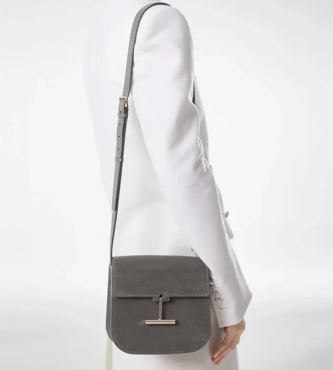 Borsa a tracolla Tara Mini in pelle scamosciata Borsa a tracolla Tara Mini in pelle scamosciata