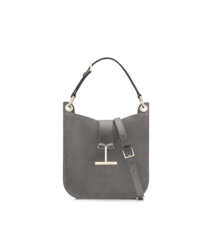 Borsa a tracolla Tara Small in pelle scamosciata Borsa a tracolla Tara Small in pelle scamosciata