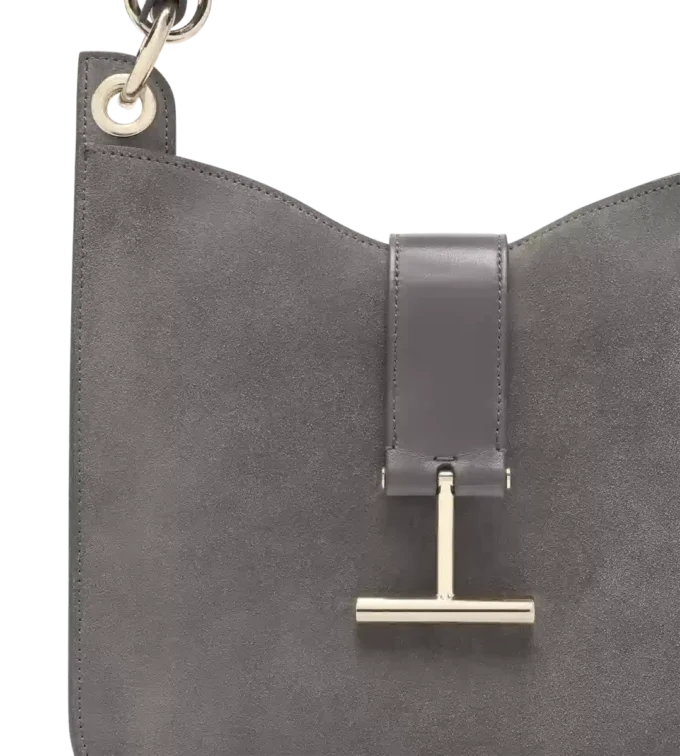 Borsa a tracolla Tara Small in pelle scamosciata Borsa a tracolla Tara Small in pelle scamosciata