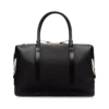Borsa da viaggio in pelle liscia con fibbia laterale
