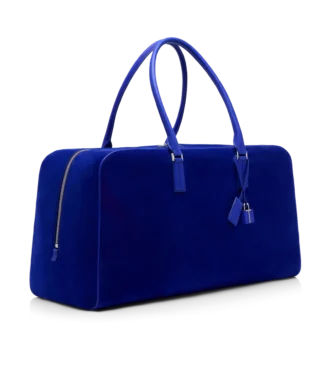 Borsa da viaggio in pelle scamosciata