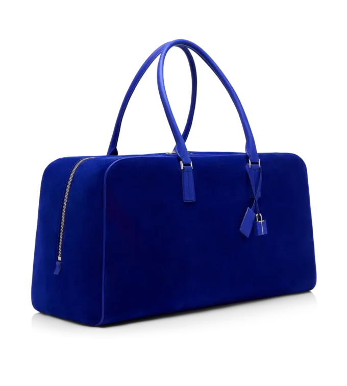 Borsa da viaggio in pelle scamosciata Borsa da viaggio in pelle scamosciata