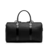 Borsa da viaggio media in pelle fiore con ampia apertura