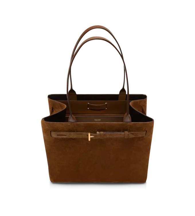 Borsa media Audrey in pelle scamosciata Borsa media Audrey in pelle scamosciata