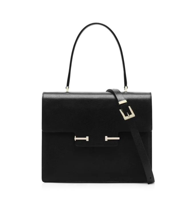 Borsa piccola con manico superiore in morbida pelle martellata Aube Borsa piccola con manico superiore in morbida pelle martellata Aube