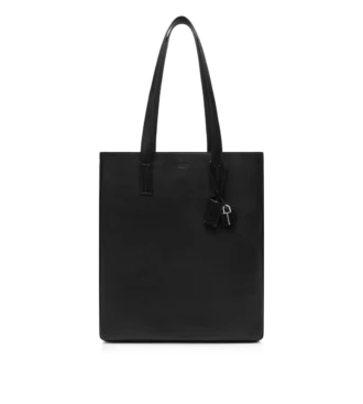 Borsa tote North South in pelle naturale