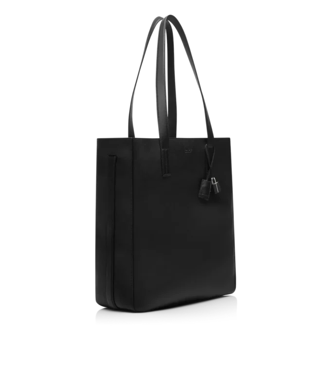 Borsa tote North South in pelle naturale