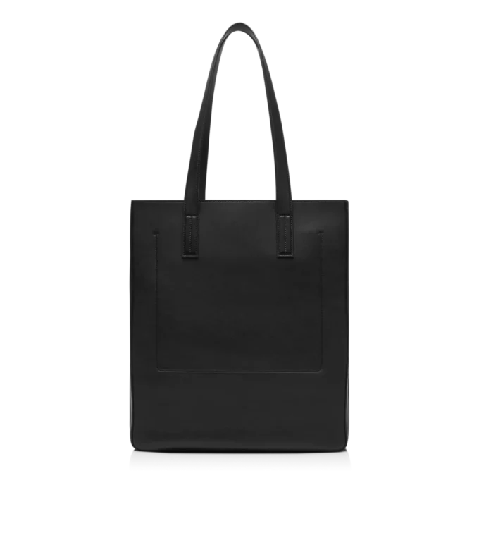 Borsa tote North South in pelle naturale