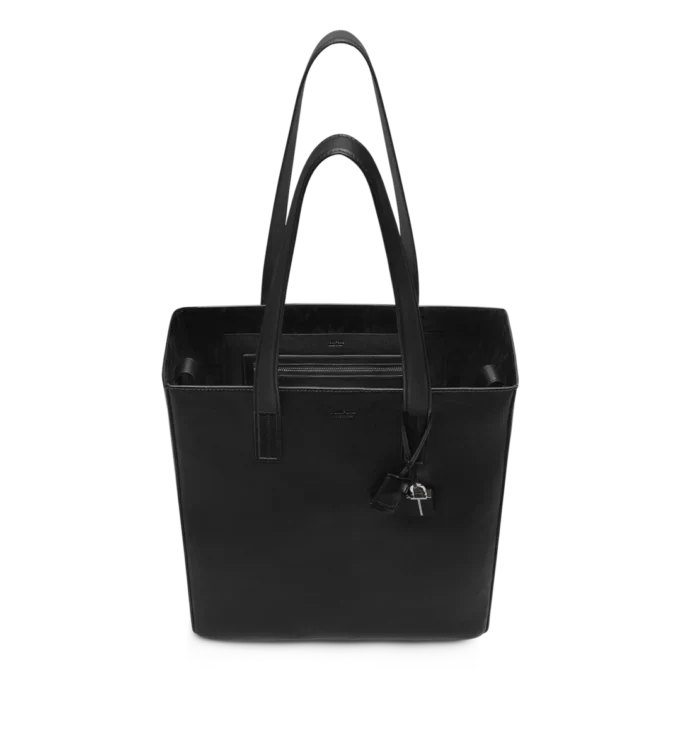 Borsa tote North South in pelle naturale
