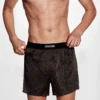 Boxer in seta con stampa leopardo Boxer in seta con stampa leopardo