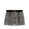 Boxer in seta Snow Leopard