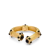 Bracciale con cabochon in ottone e cristallo Bracciale con cabochon in ottone e cristallo