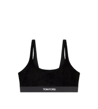 Bralette in velluto elasticizzato