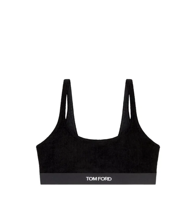 Bralette in velluto elasticizzato
